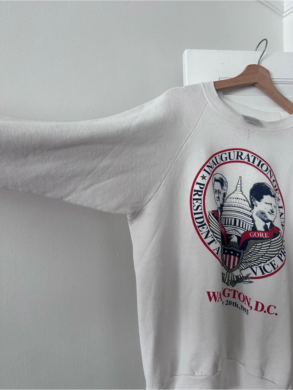 Vintage 1993 Clinton/Gore Presidential Inauguration Crewneck | XL